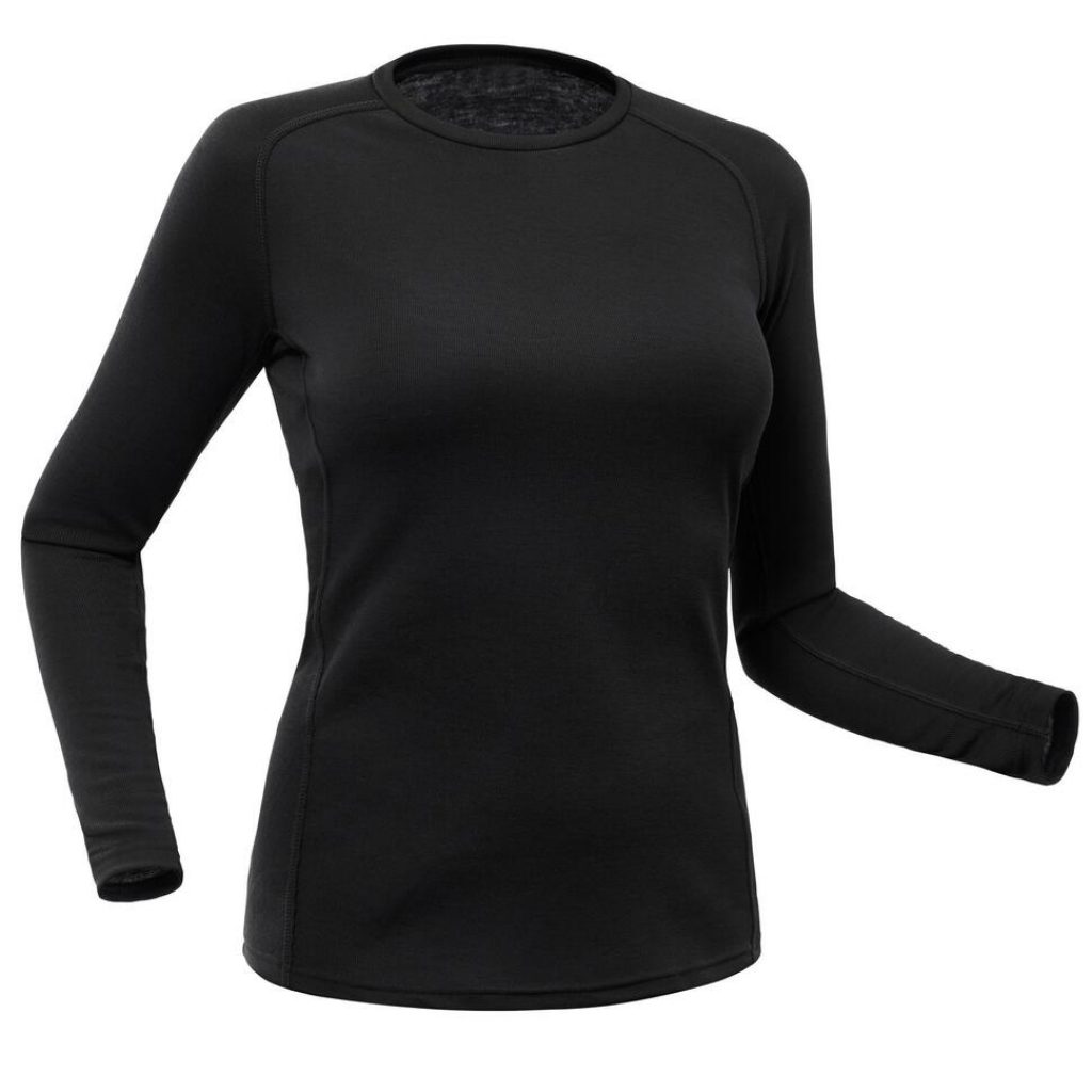Bluză de schi culoarea neagră pentru femei