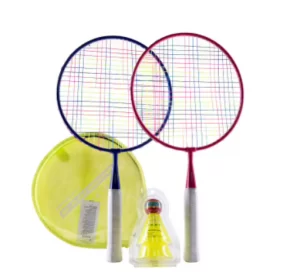 Set Rachete Badminton BR Discover Roșu-Albastru Copii
